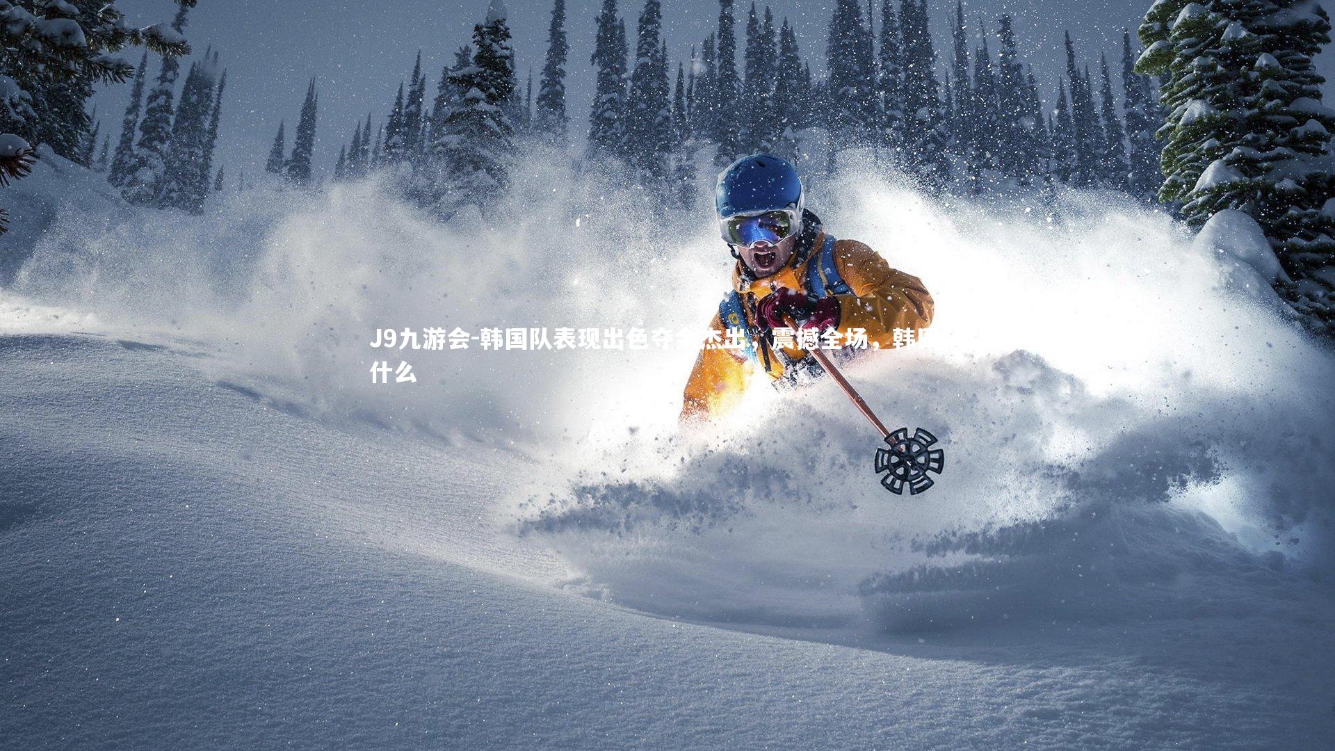 韩国队表现出色夺金杰出，震撼全场，韩国队什么